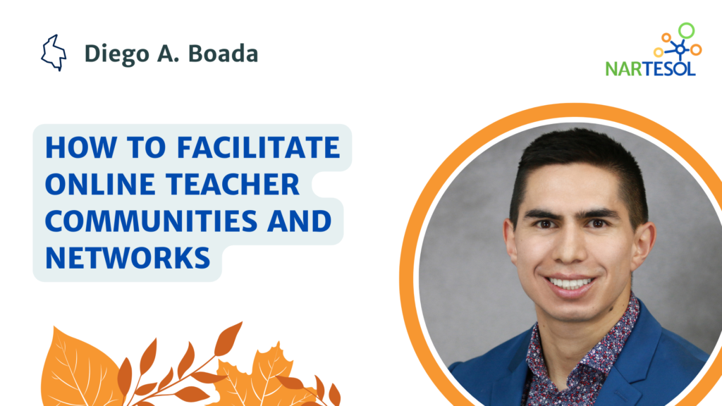 Recap 1. How to Facilitate Online Teacher Communities and Networks: Diego Boada
